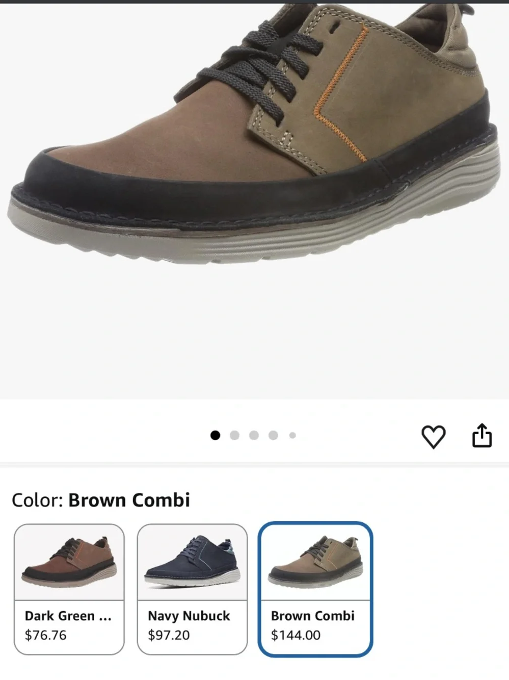Clarks Brahnz Oxfords NWT